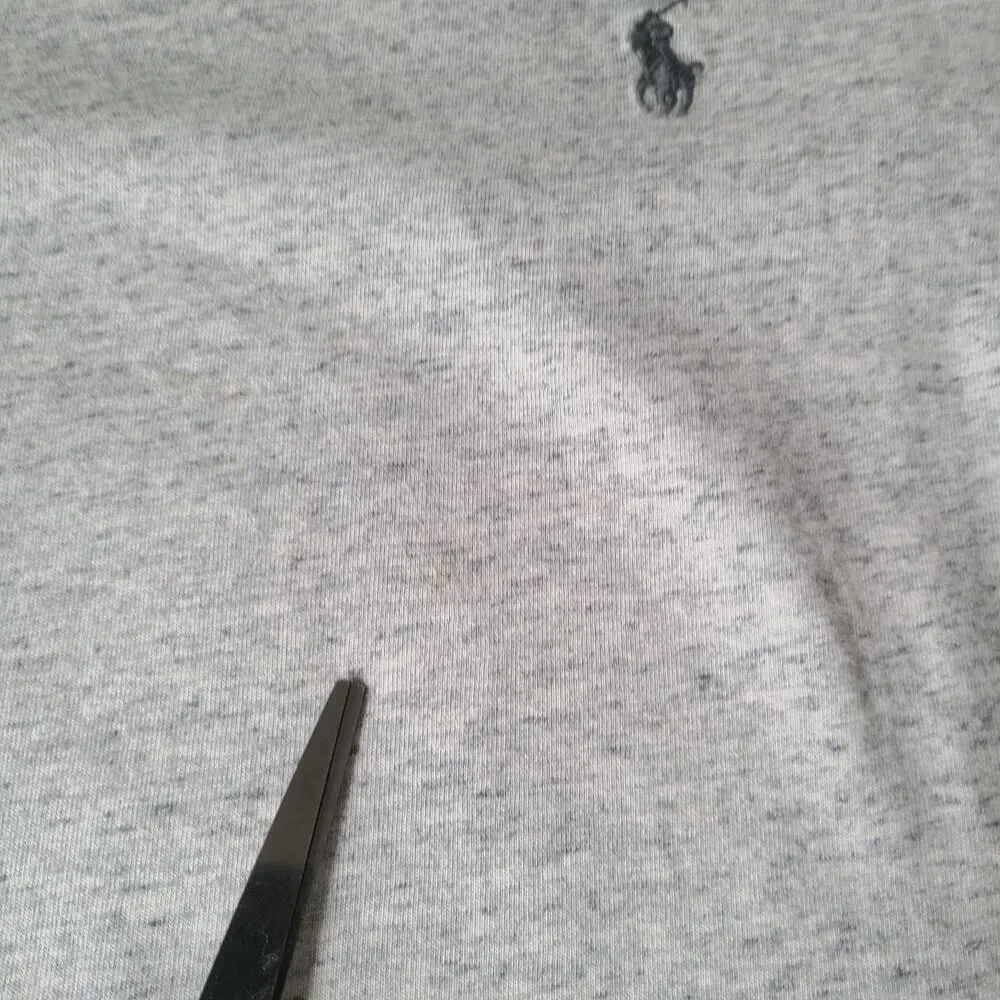 Polo Ralph Lauren Custom Fit T-Shirt Mens XXL Gray Long Sleeve Pony Logo Cotton